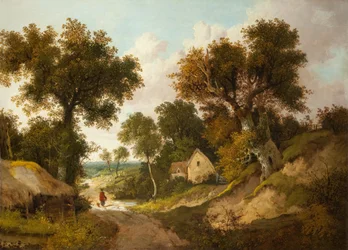 Een Landweg in Norfolk, 1878